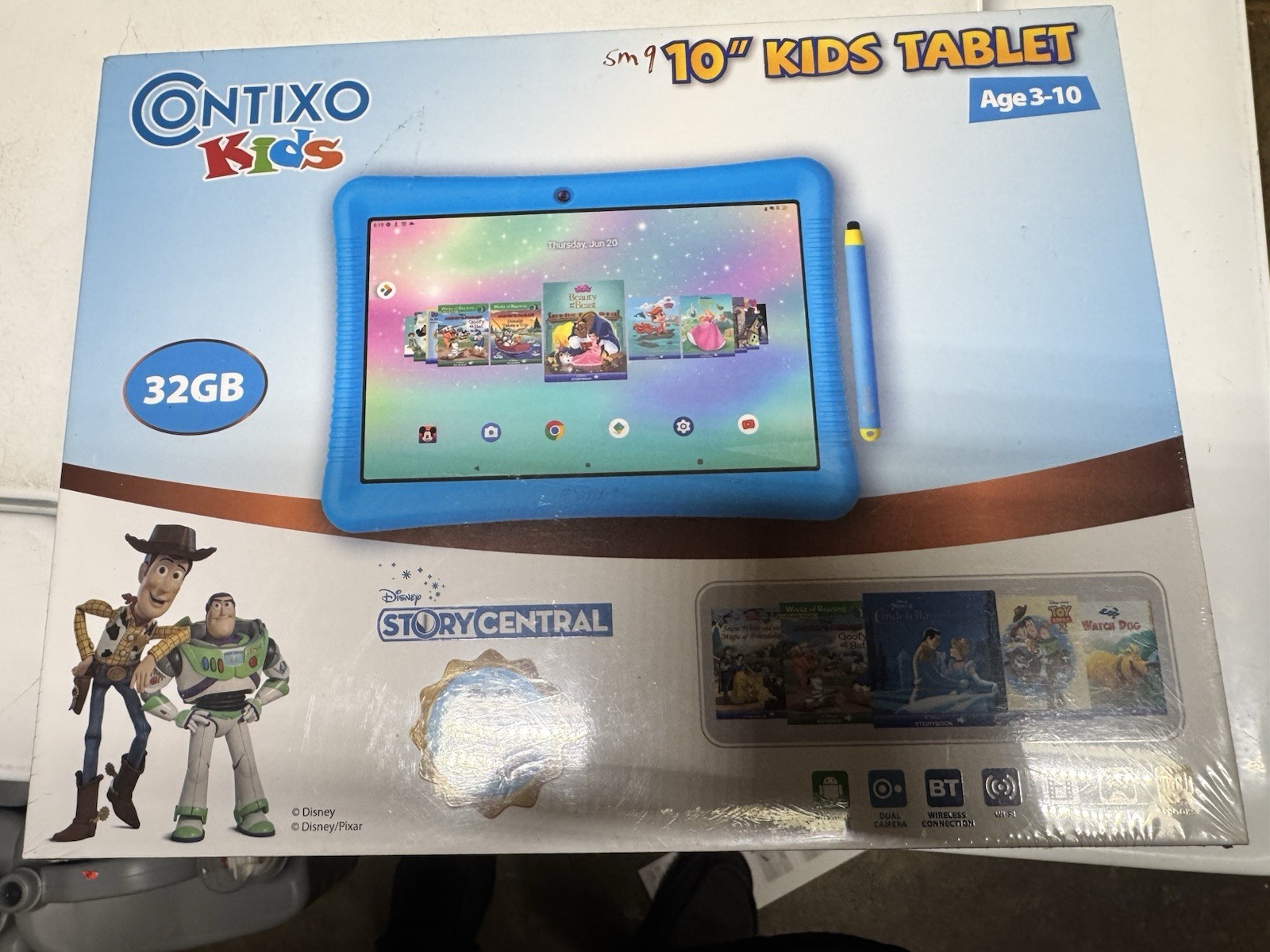 Contixo Kids Tablet , 10" HD Screen K103B Latest Model Quad Core 1.6ghz