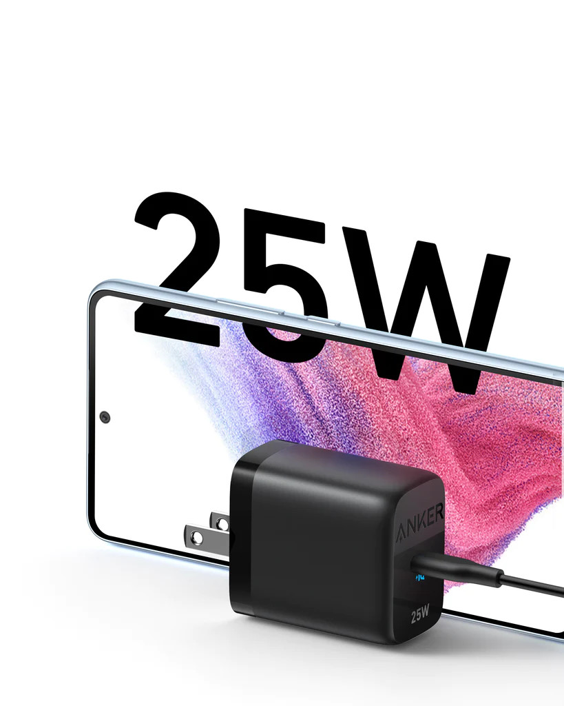 Anker Powerport 312 Ace USB-C Wall Adapter (25W) (BLACK)