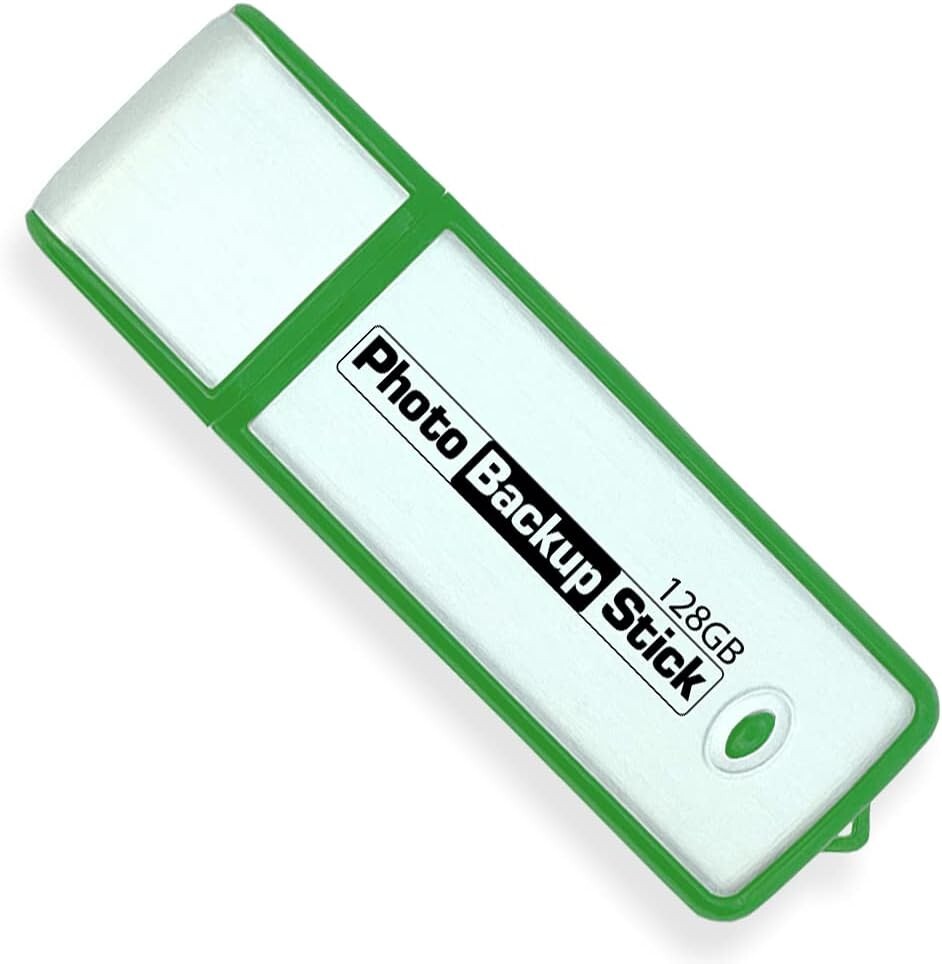 Photo Backup Stick for Computers - Picture and Video Back Up USB 3.0 Tool -128GB