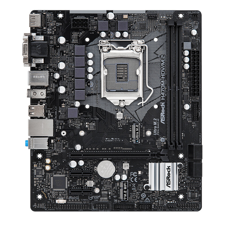 For ASROCK H470M-HDV/M.2 motherboard M-ATX LGA1200 DDR4 64GB