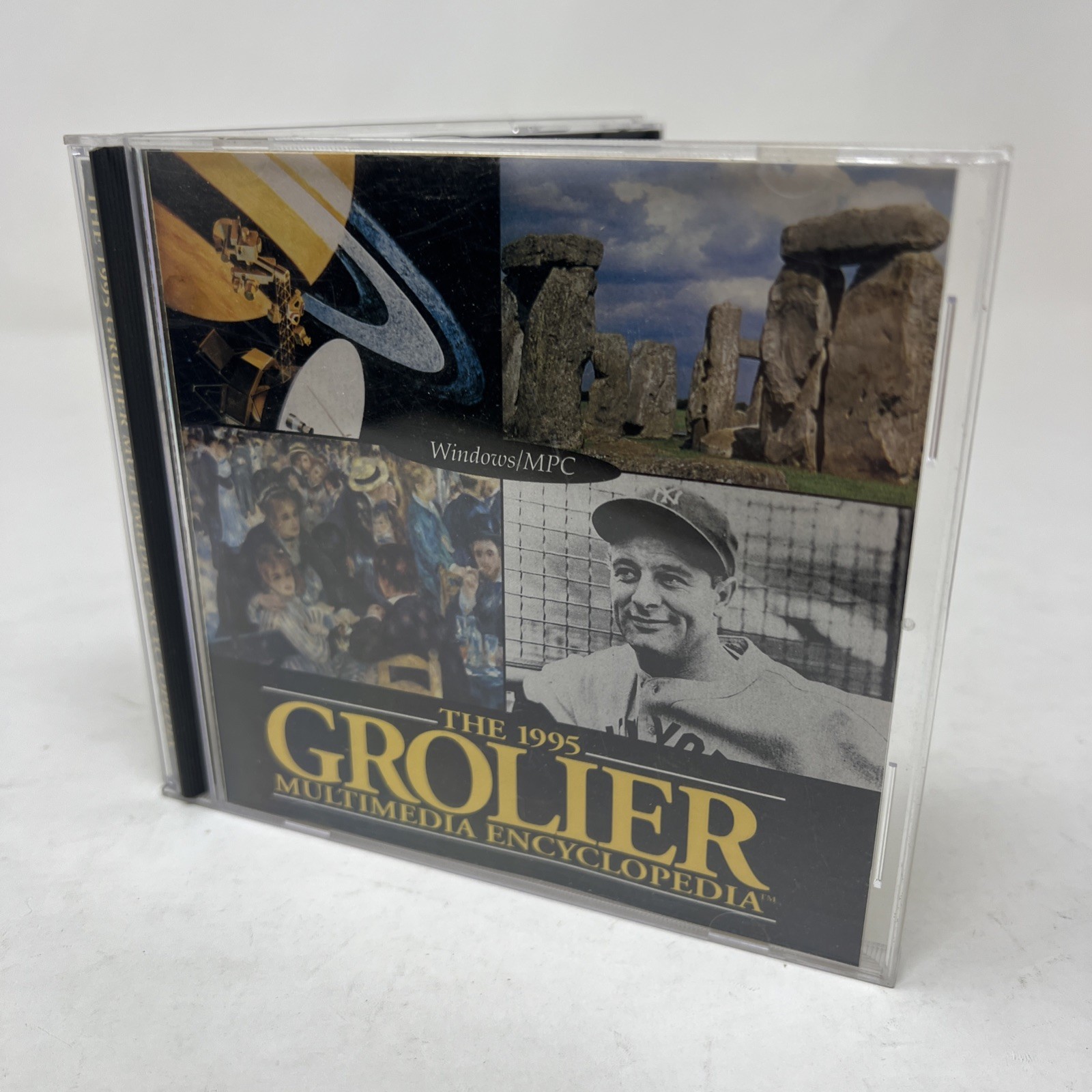 The 1995 Grolier Multimedia Encyclpedia CD-ROM IBM PC’s