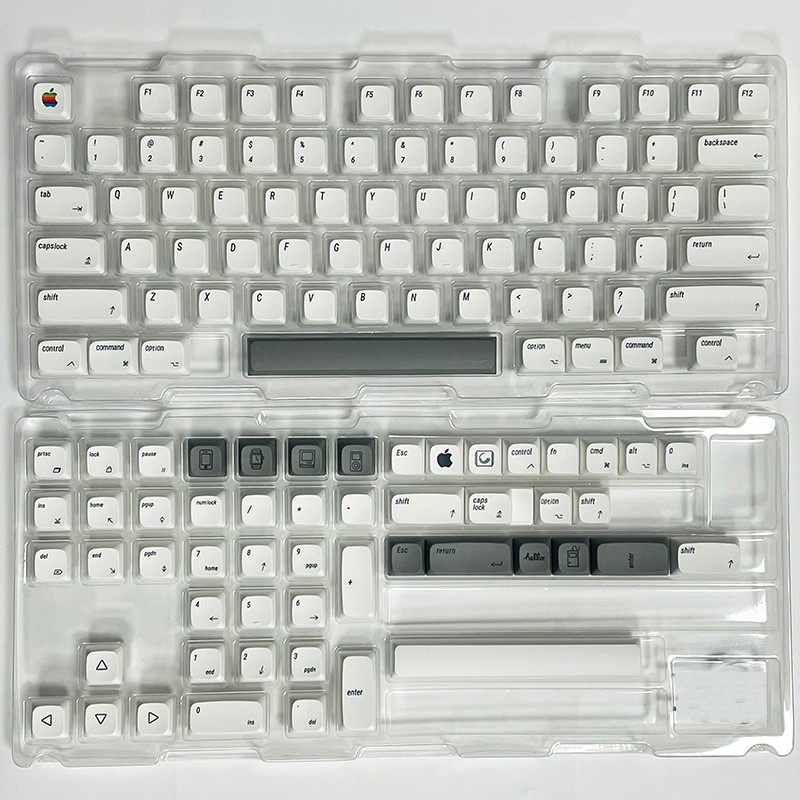Apple Mac Styles XDA PBT Dye Subs PBT Keycap Set - Multi Language
