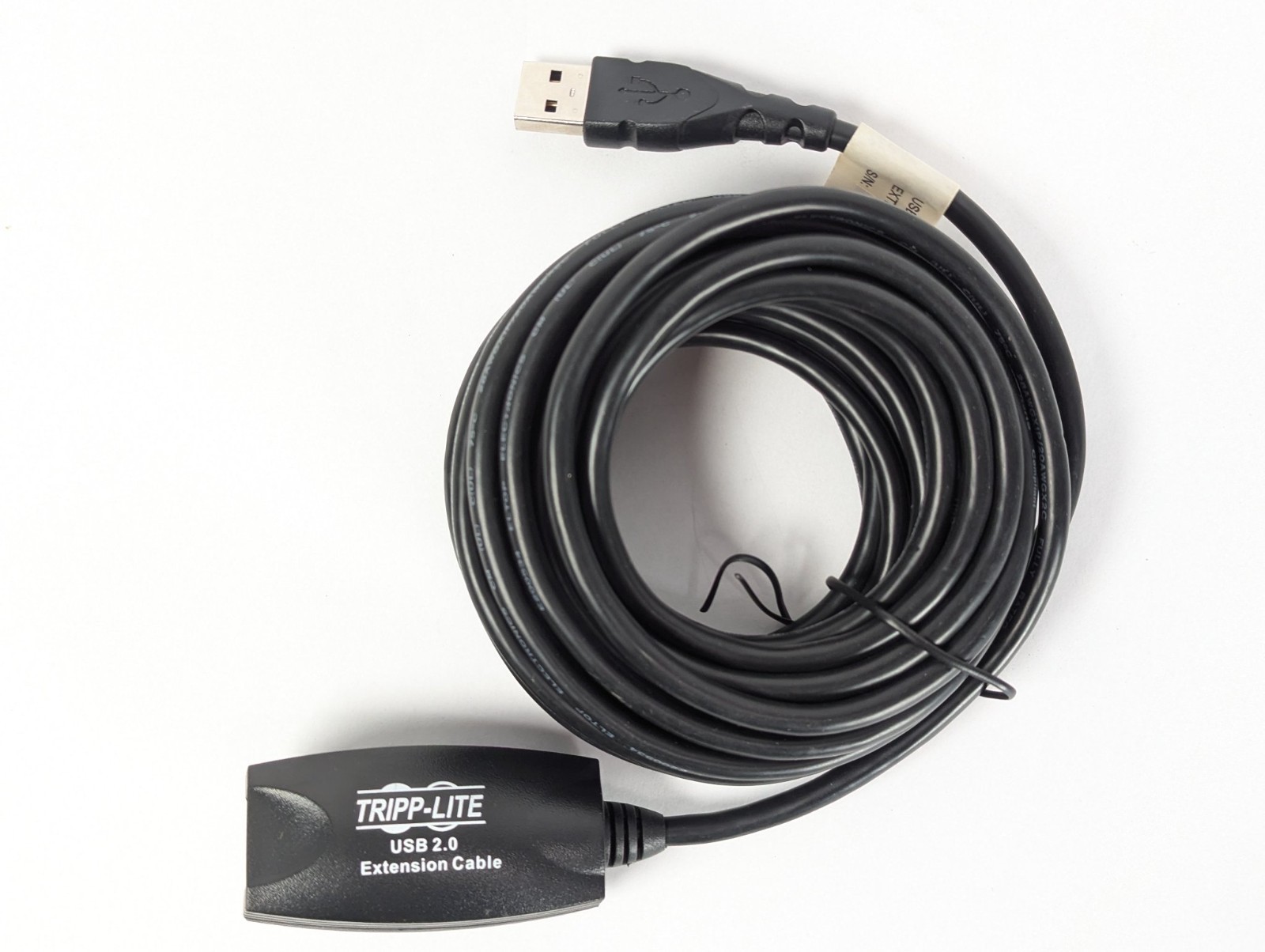 Tripp Lite U026-016 USB 2.0 Active Extension Cable 16-Ft Black New In Packaging