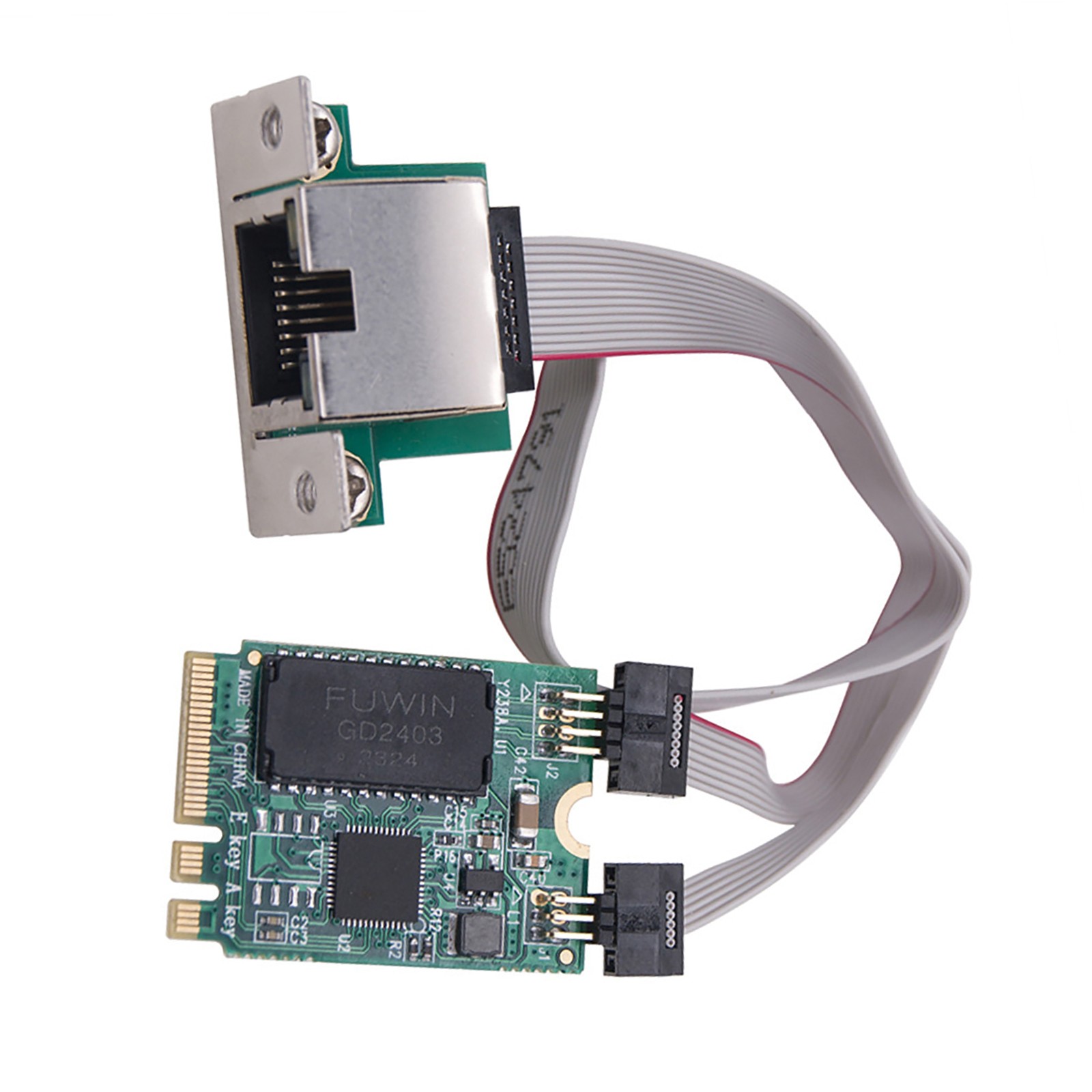 M.2 Key A+E 2.5G Gigabit RTL8125B RJ45 Ethernet Network Lan Card Accessories