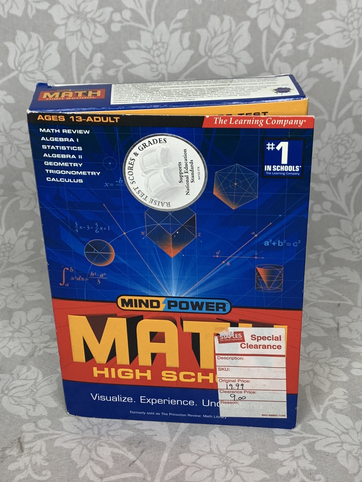 NIB The Learning Company Mind Power Math: High School for PC, Mac (A4)