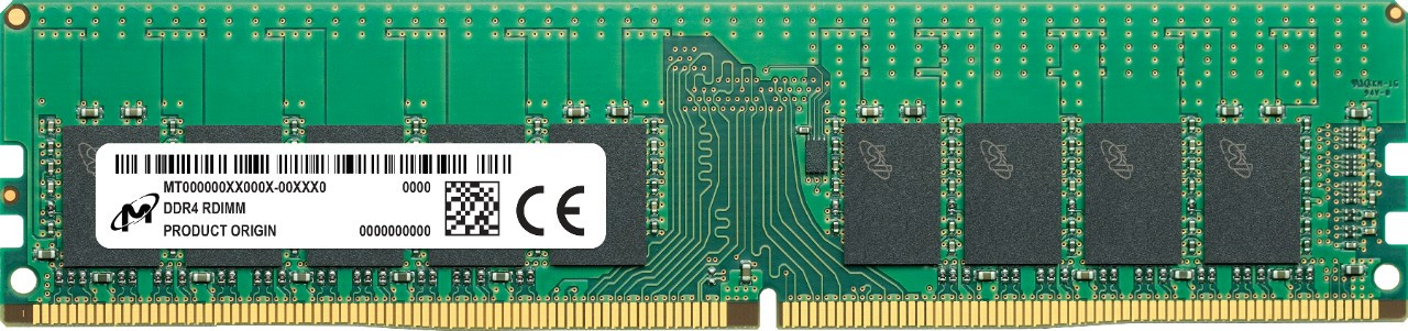Micron DDR4 RDIMM 64GB 2Rx4 3200 CL22 16Gbit Disk MTA36ASF8G72PZ-3G2R