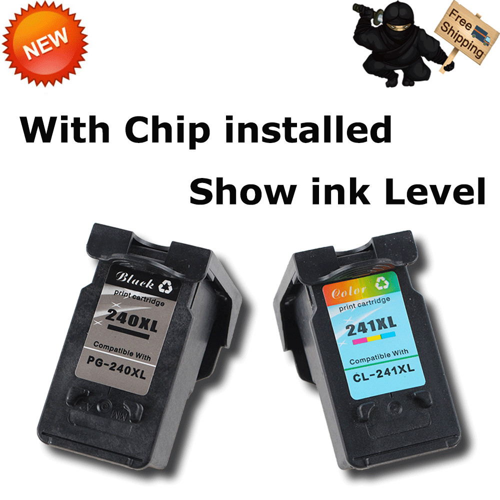 2 PK PG 240XL CL 241XL Ink Cartridges for Canon PIXMA MG and MX Series Printer