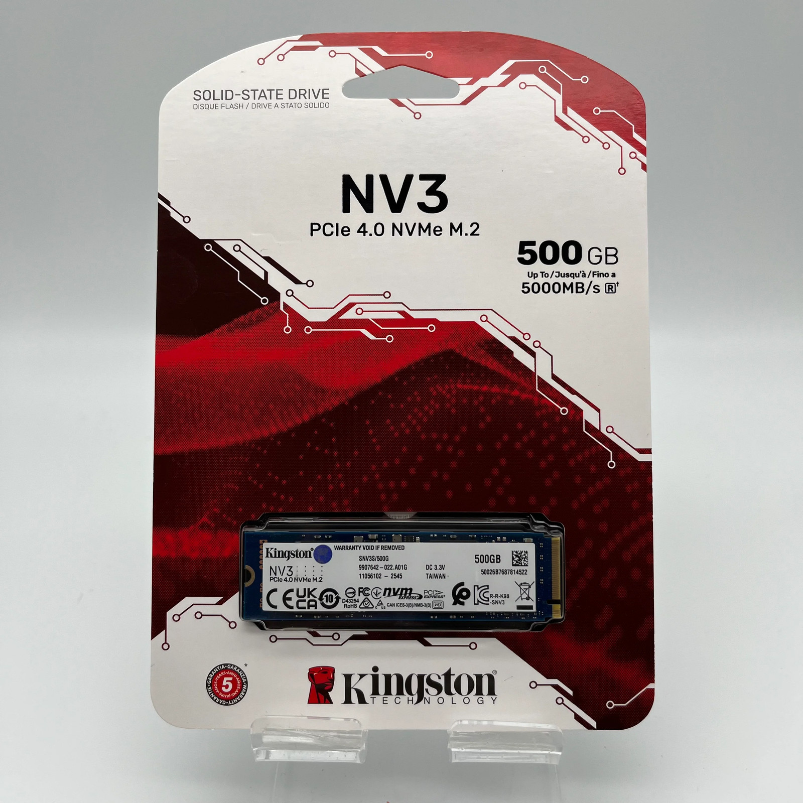 Kingston NV3 PCIe 4.0 NVMe M.2 500GB SSD