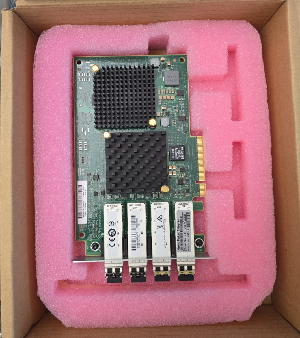HPE N9Z18A 4-Port 16Gb FC 10Gb CNA PCIe Adapter Card 3PAR 8000 New