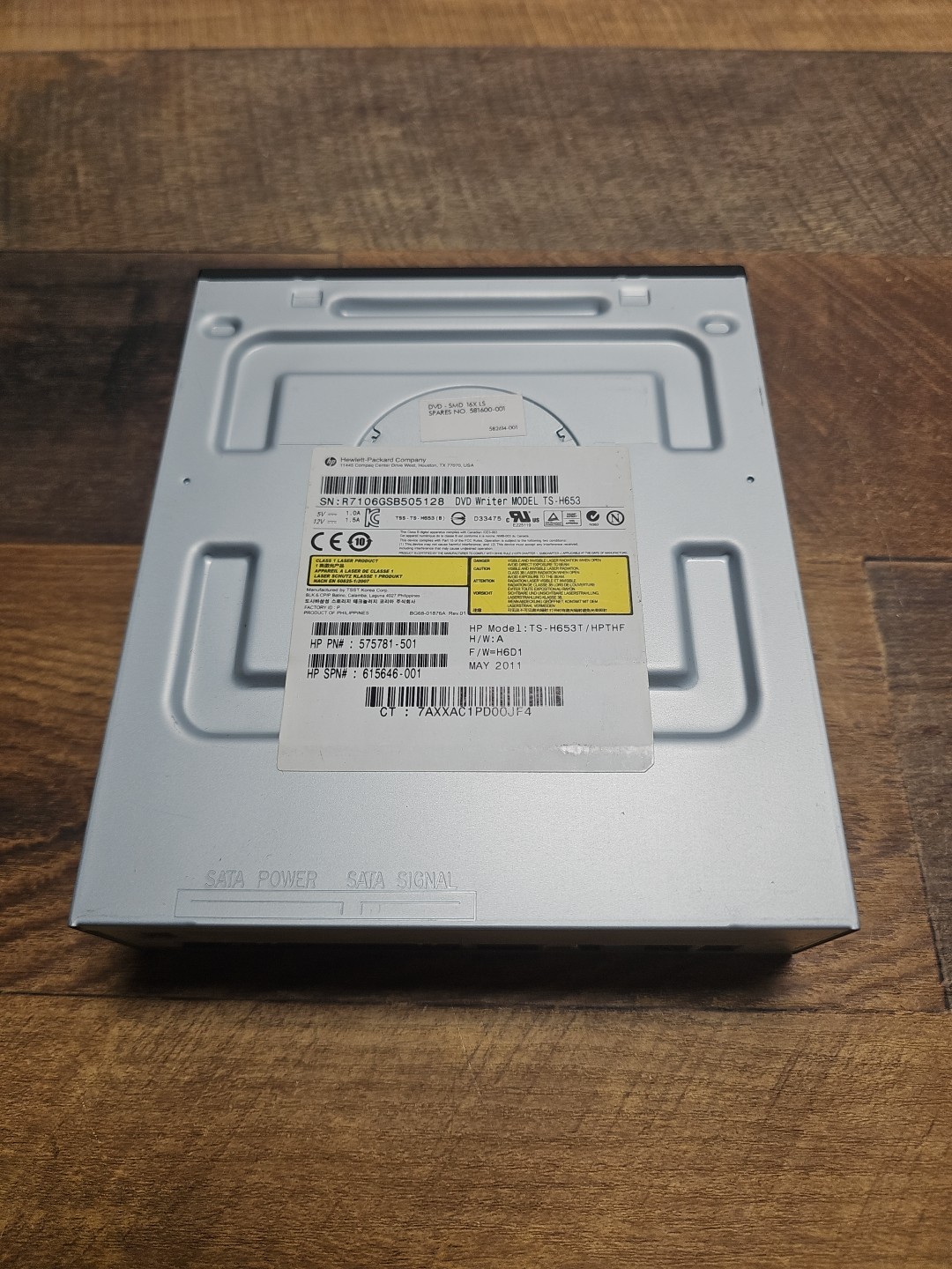 HP LightScribe Multirecorder DVD Drive Writer TS-H653R/HPTHF 575781-501 - Tested