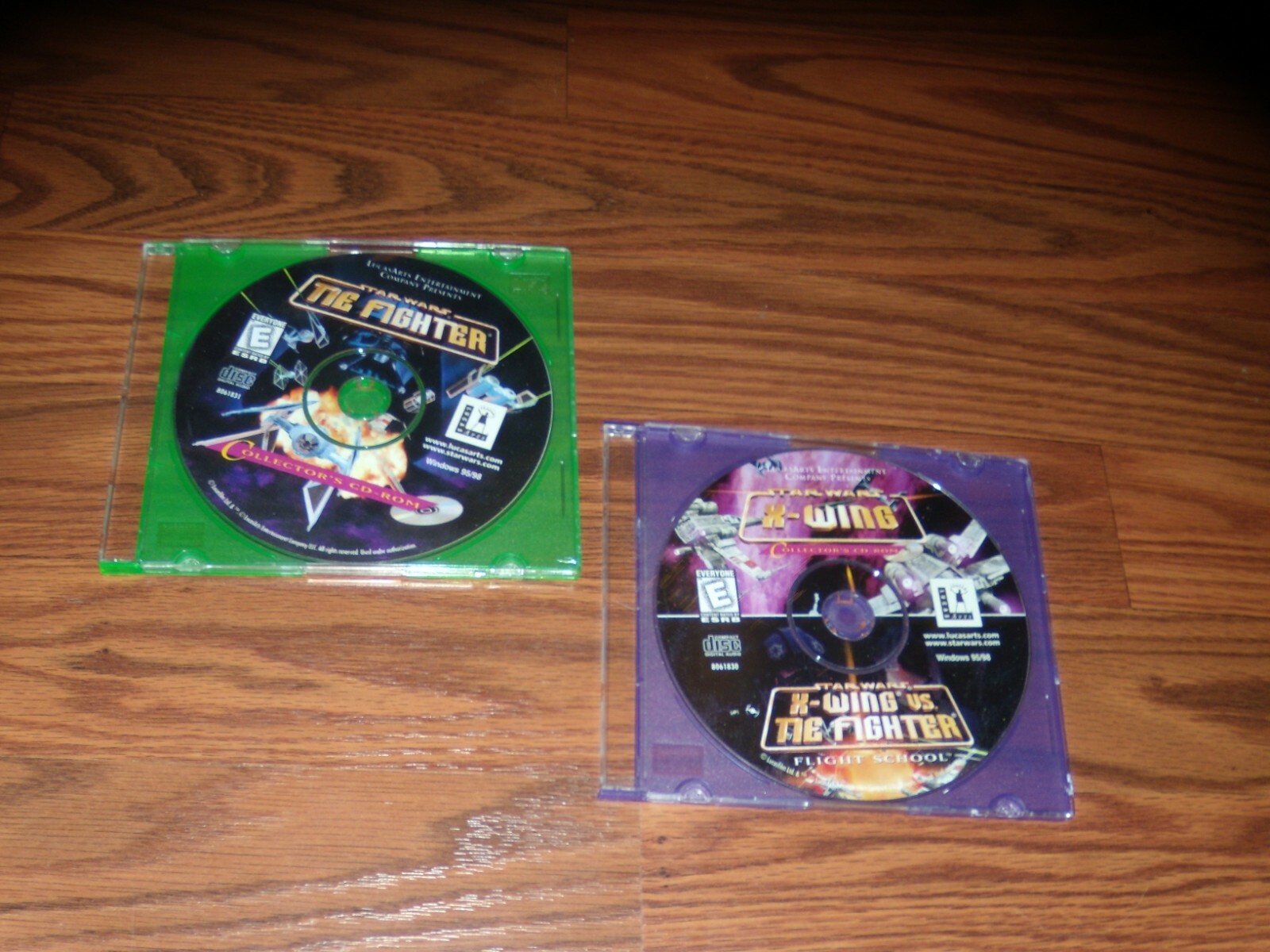 2 PC Games: Star Wars Tie Fighter & Star Wars X-Wing Collection & Flight School