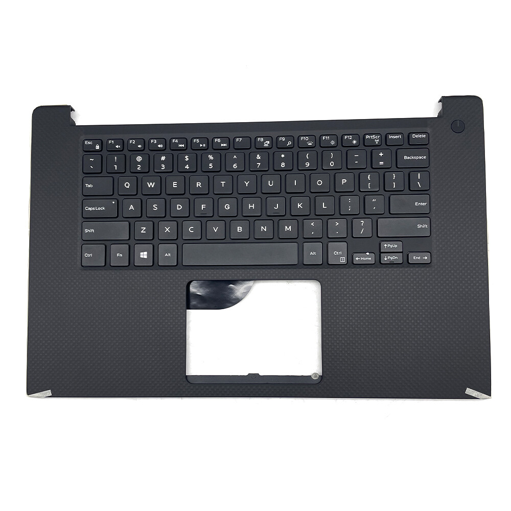New Palmrest For Dell XPS 15 9550 Precision 5510 Backlit Keyboard KYN7Y 0KYN7Y