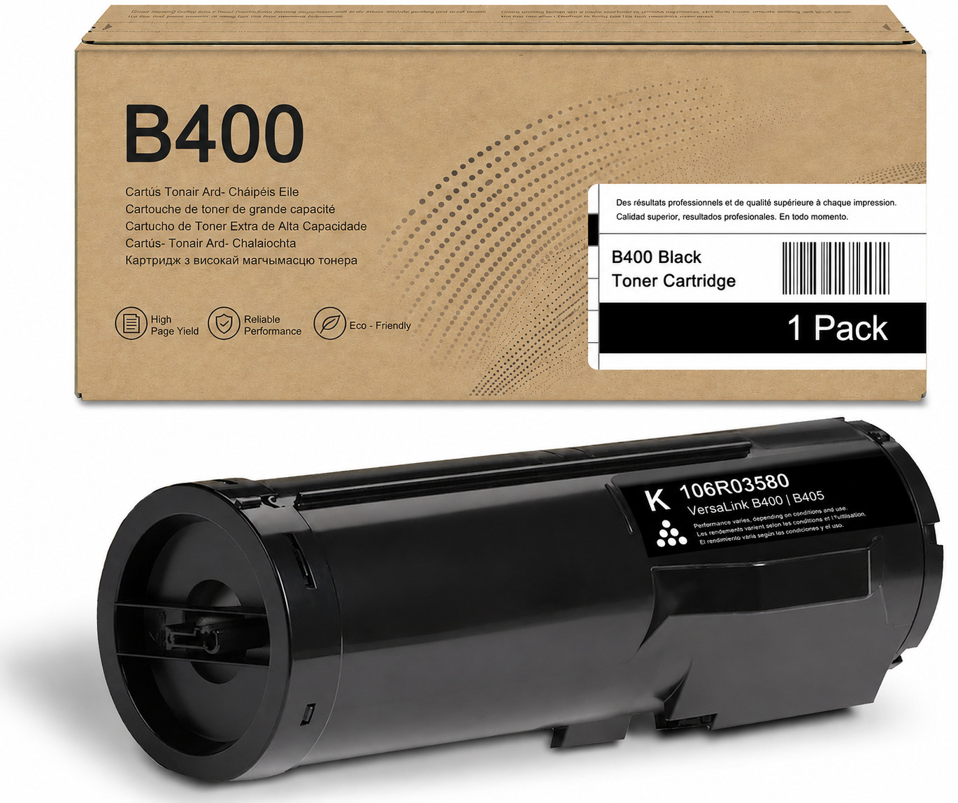 B400 106R03580 Black 1PK  Toner Cartridge Replacement for VersaLink B405 B400DN