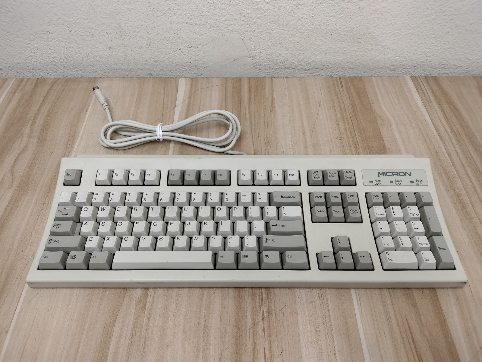 Vintage - NMB Technologies MICRON RT6856TW PS/2 Wired Keyboard