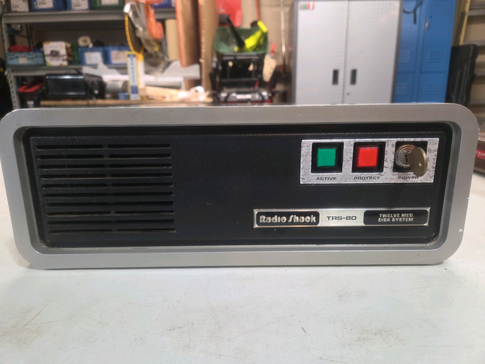 Radioshack Tandy TRS-80 12 Meg Disk System For Parts Or Repair ONLY