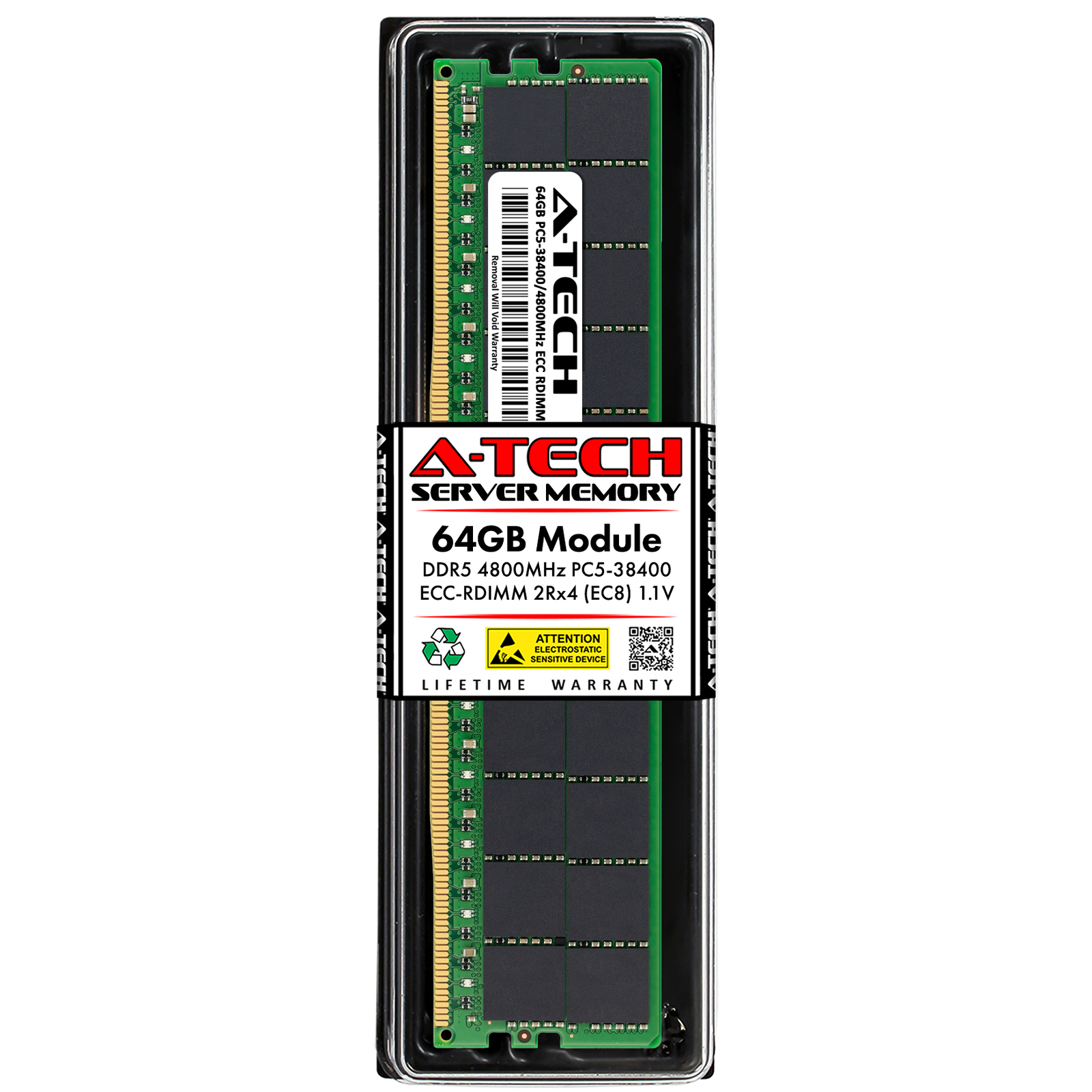 64GB DDR5 PC5-38400R RDIMM Replacement for Micron MTC40F2046S1RC48BA1 Memory RAM