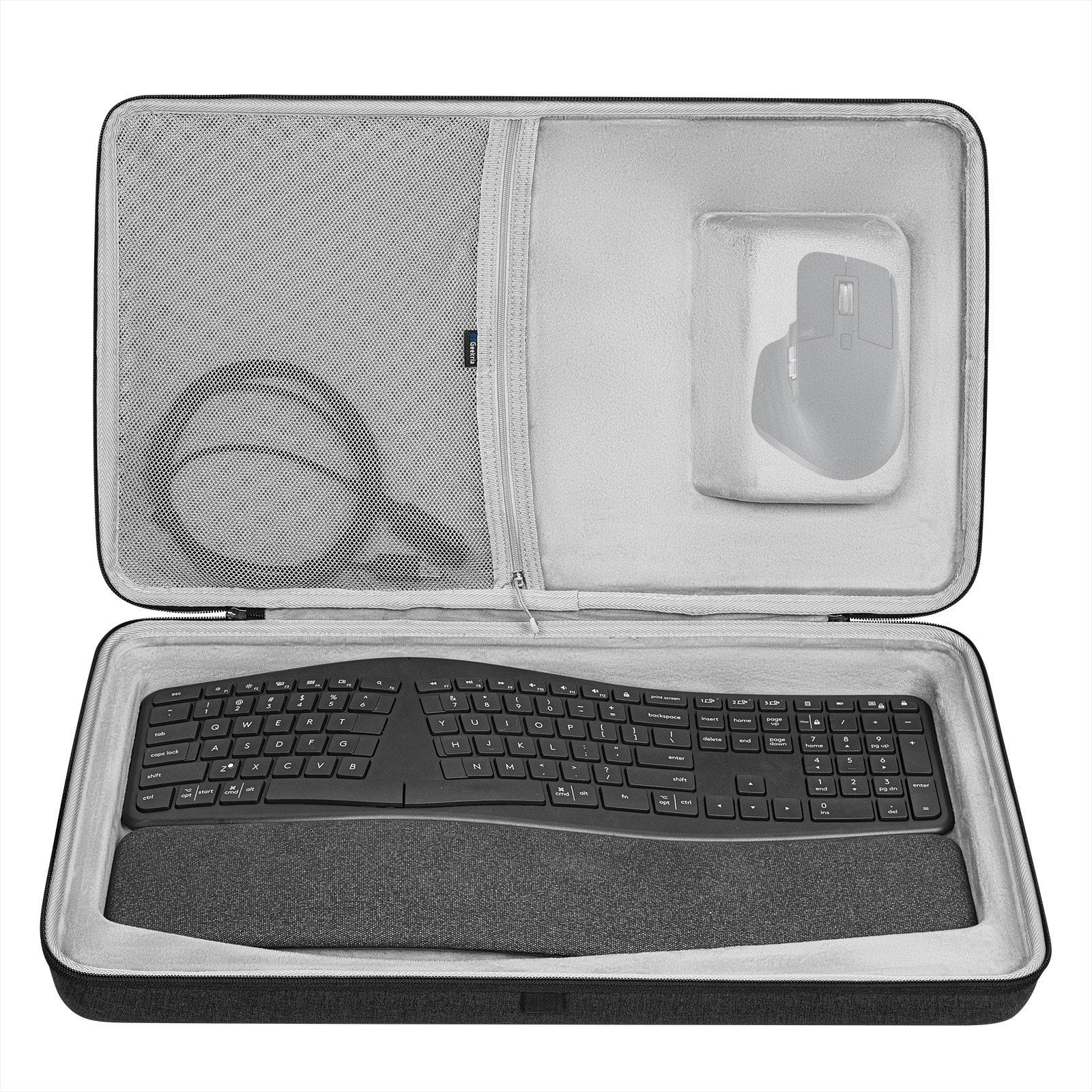 Geekira Hard Travel Case for Logitech ERGO K860 Wireless Ergonomic Keyboard