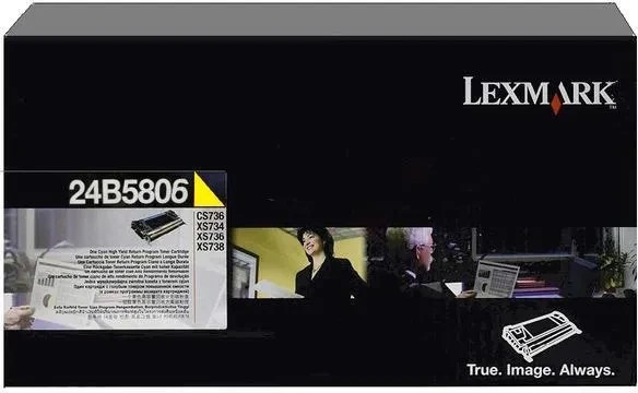 Lexmark 24B5806 Yellow Toner Cartridge