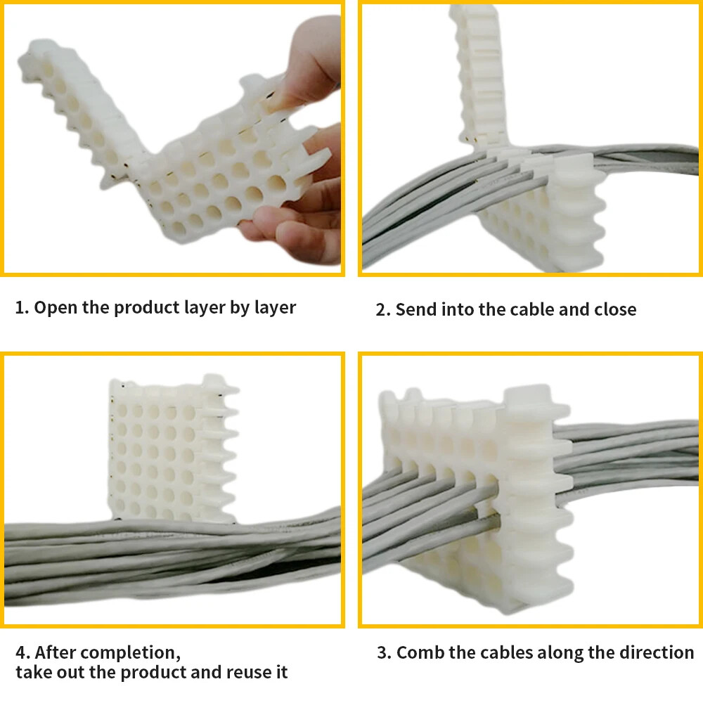 Cables Management Cable Holder for Computer Room Finishing Wiring Harness