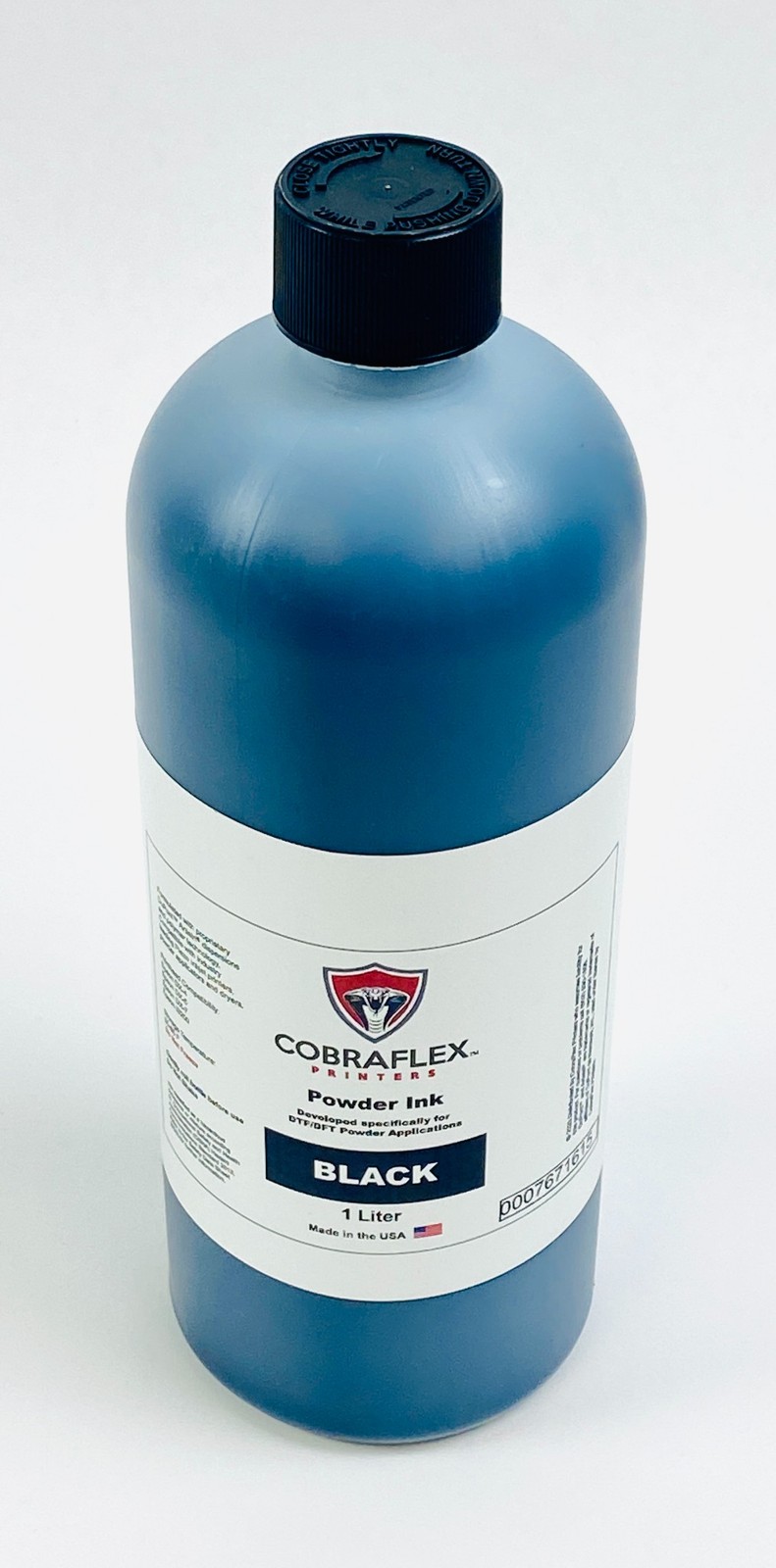 CobraFlex Powder Ink DTF DFT Pigment Black for Epson DX4 DX5 DX7 i3200 1Liter