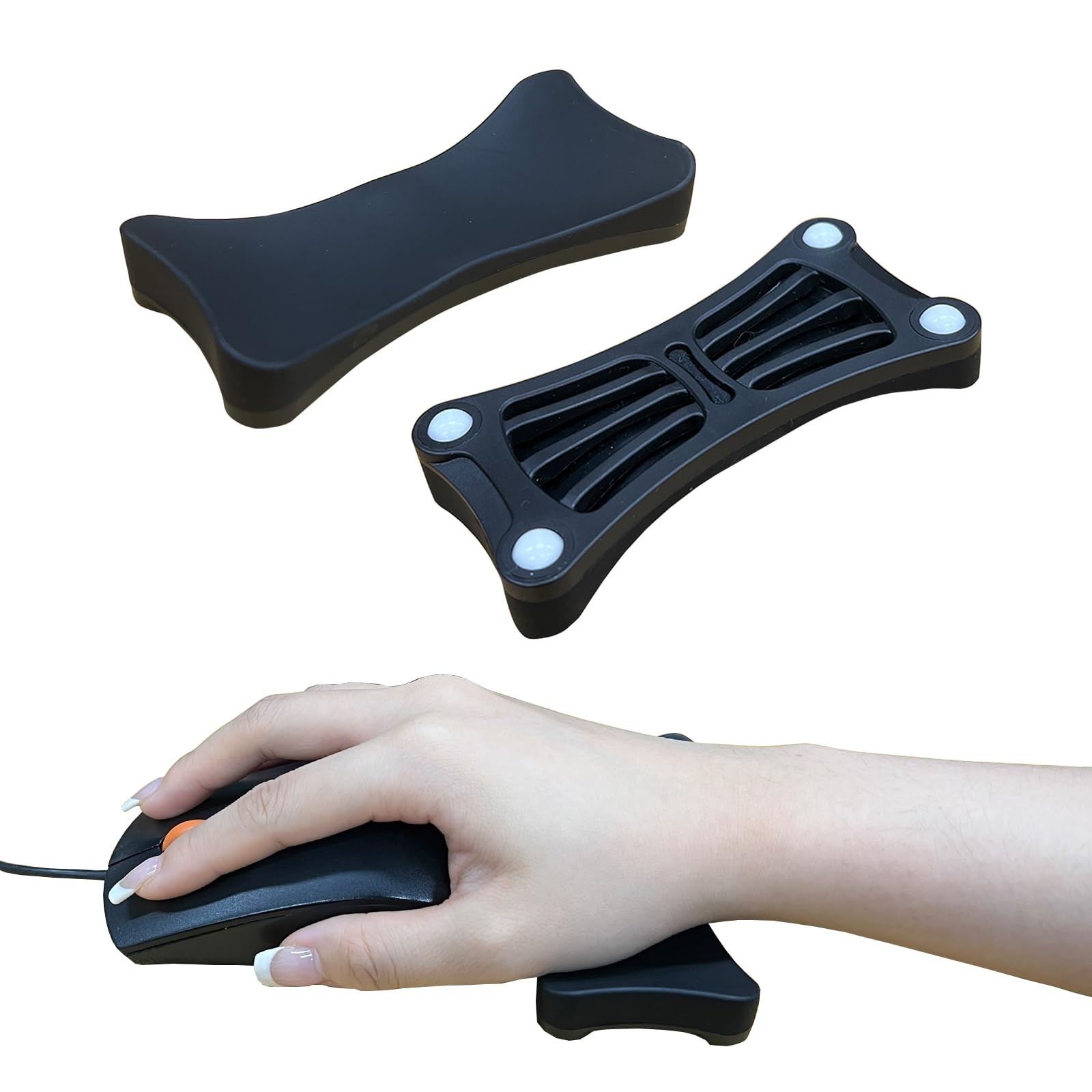 Ergonomic Gliding Palm Rest Sliding Wrist Pad Office Laptop Carpal Support