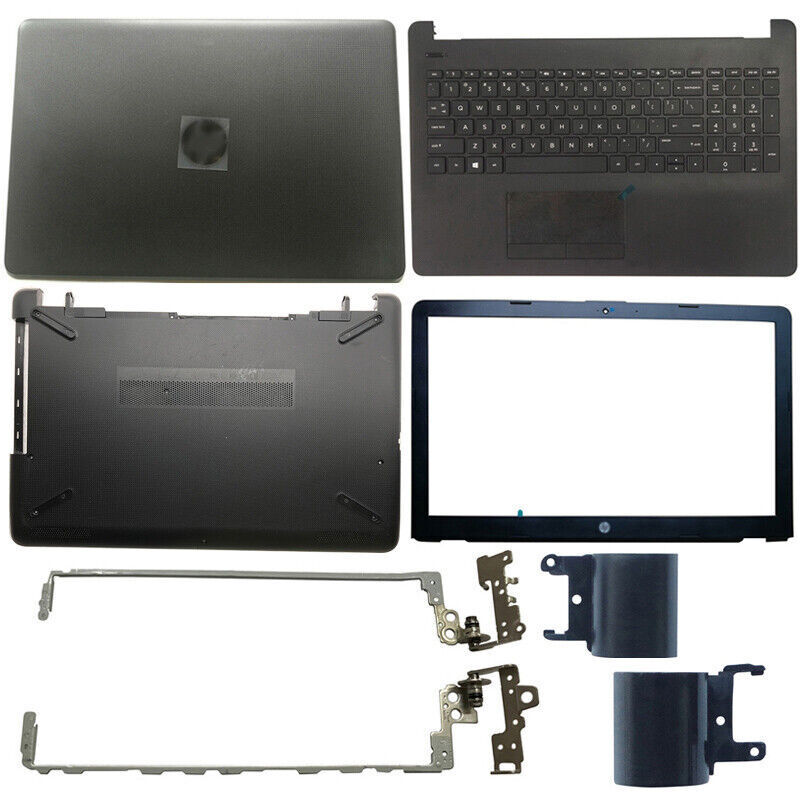 New for HP 15-BS 15-BW Black LCD Back Cover/Bezel/Palmrest/Bottom/Hinges/Cover