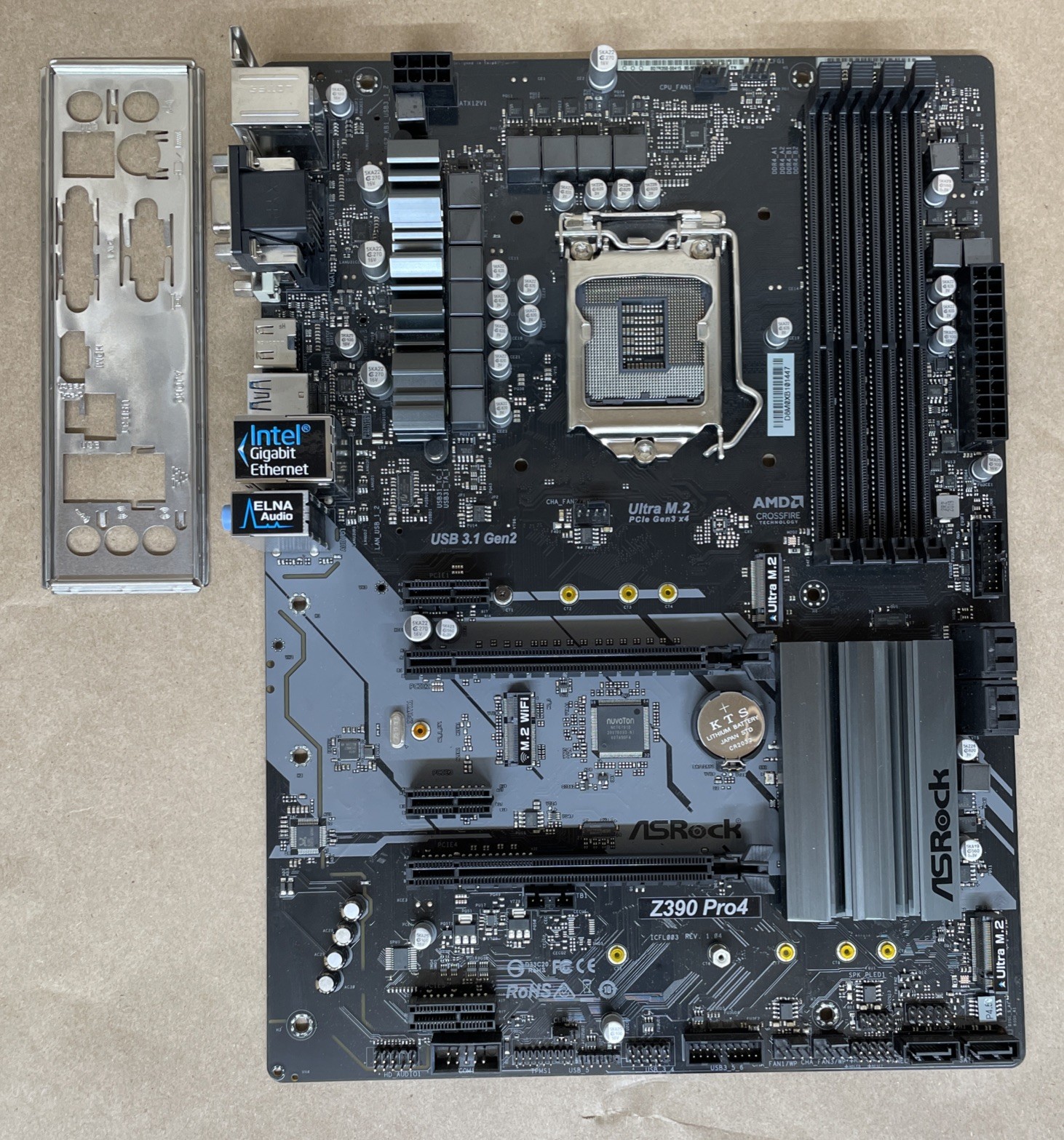 ASRock Z390 Pro4 LGA 1151 Intel Z390 ATX Intel Motherboard | TESTED & WORKING