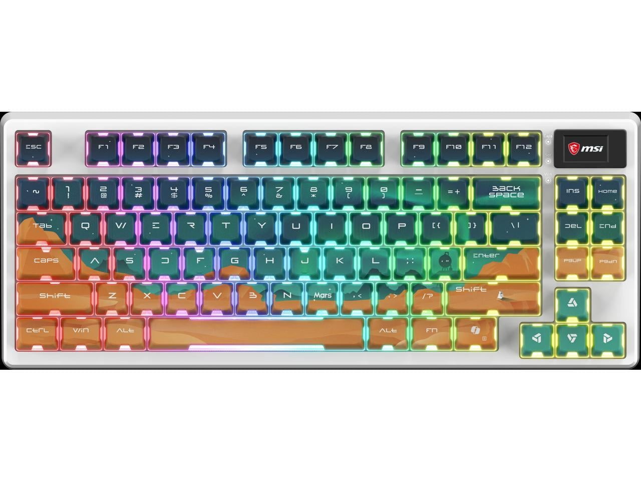 MSI FORGE GK600 TKL WIRELESS MARS Gaming Keyboard (forgegk600m)