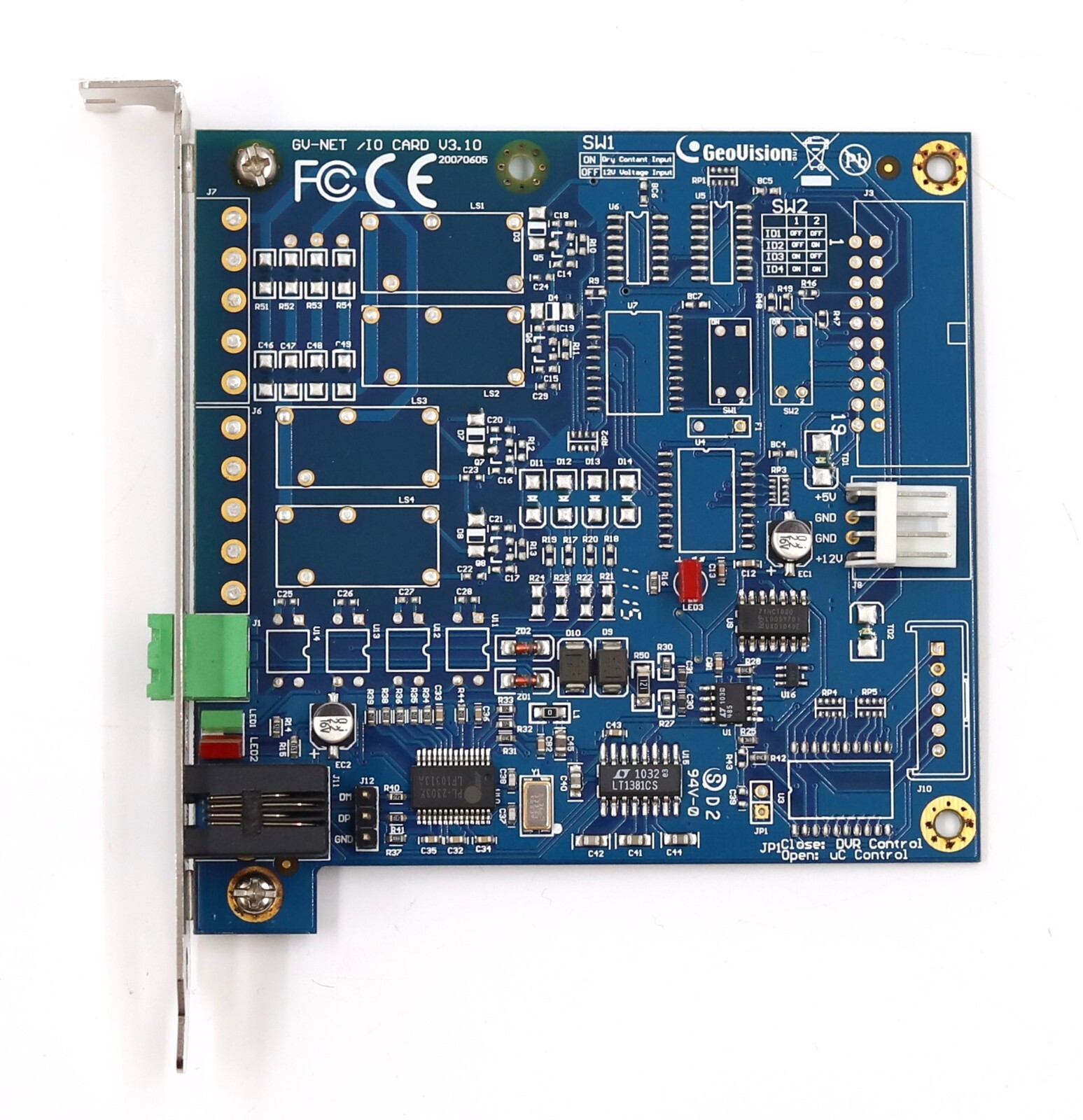 Geo Vision GV-NET V3 RS-232 to RS-485 Converter w/USB Card P/N: 55-NETCR-320