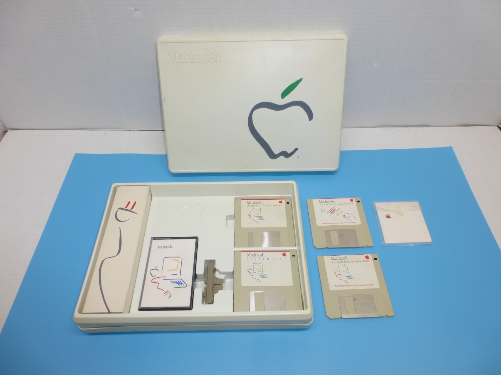 Apple Macintosh Picasso Accessory Kit COMPLETE w Tested Mac Boot Disks 128K 512K