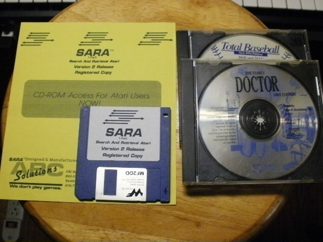 SARA Version 2 with 2 CDs for ATARI ST / STe / TT / Falcon 030