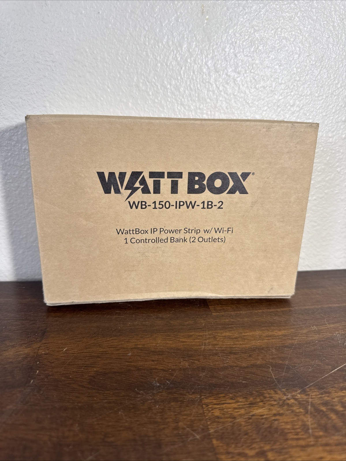 New WattBox WB-150-IPW-1B-2 Wi-Fi Smart 2-Outlets IP Power Strip