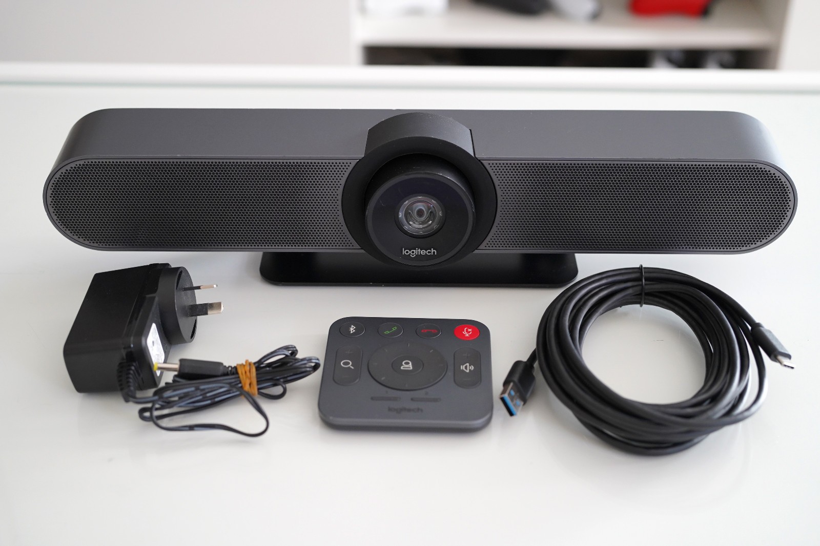 Logitech MeetUp 4K UHD Camera & Speakerphone Video Conferencing Unit V-R0007