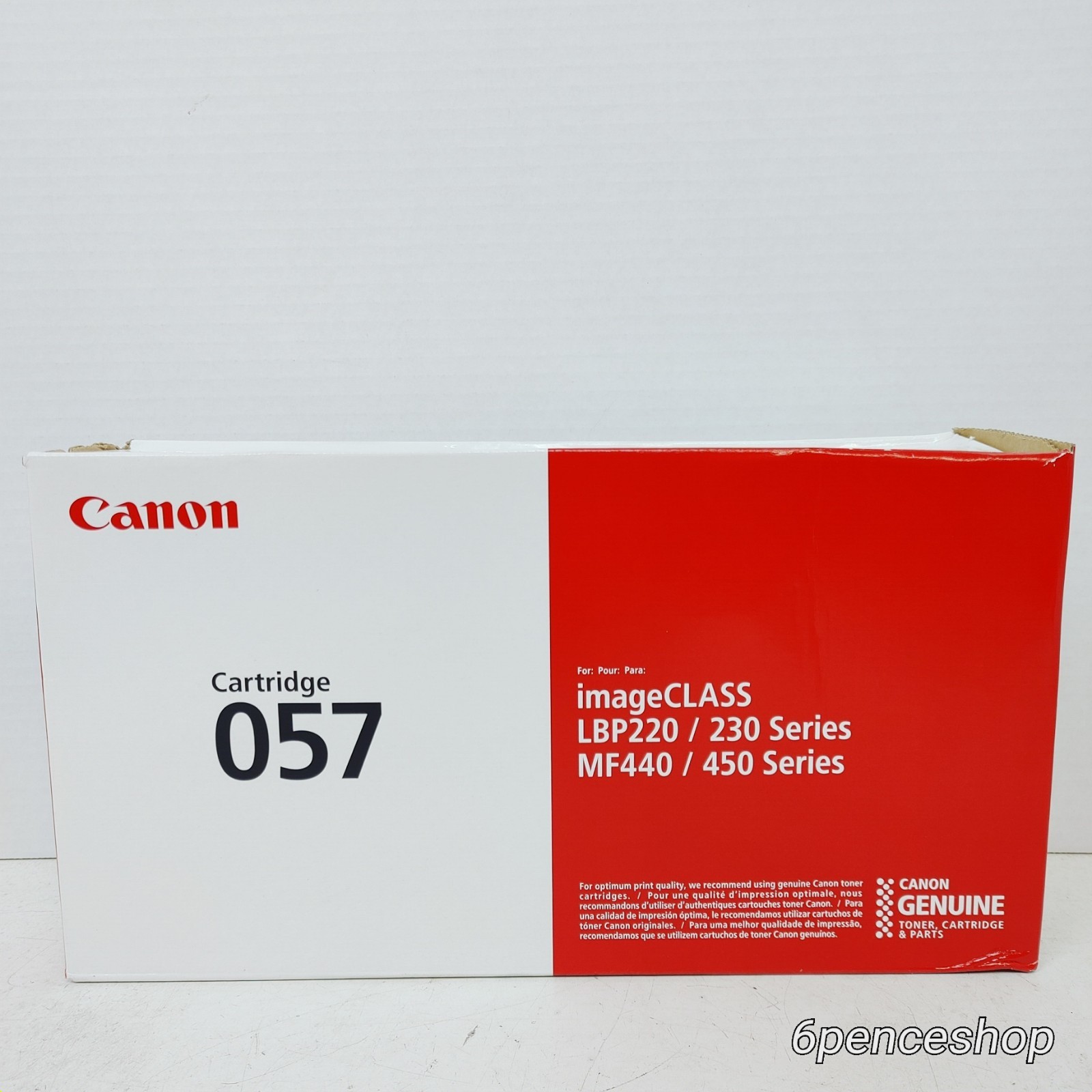 Deformed Box-Canon 057 Black Toner Cartridge (3009C001)