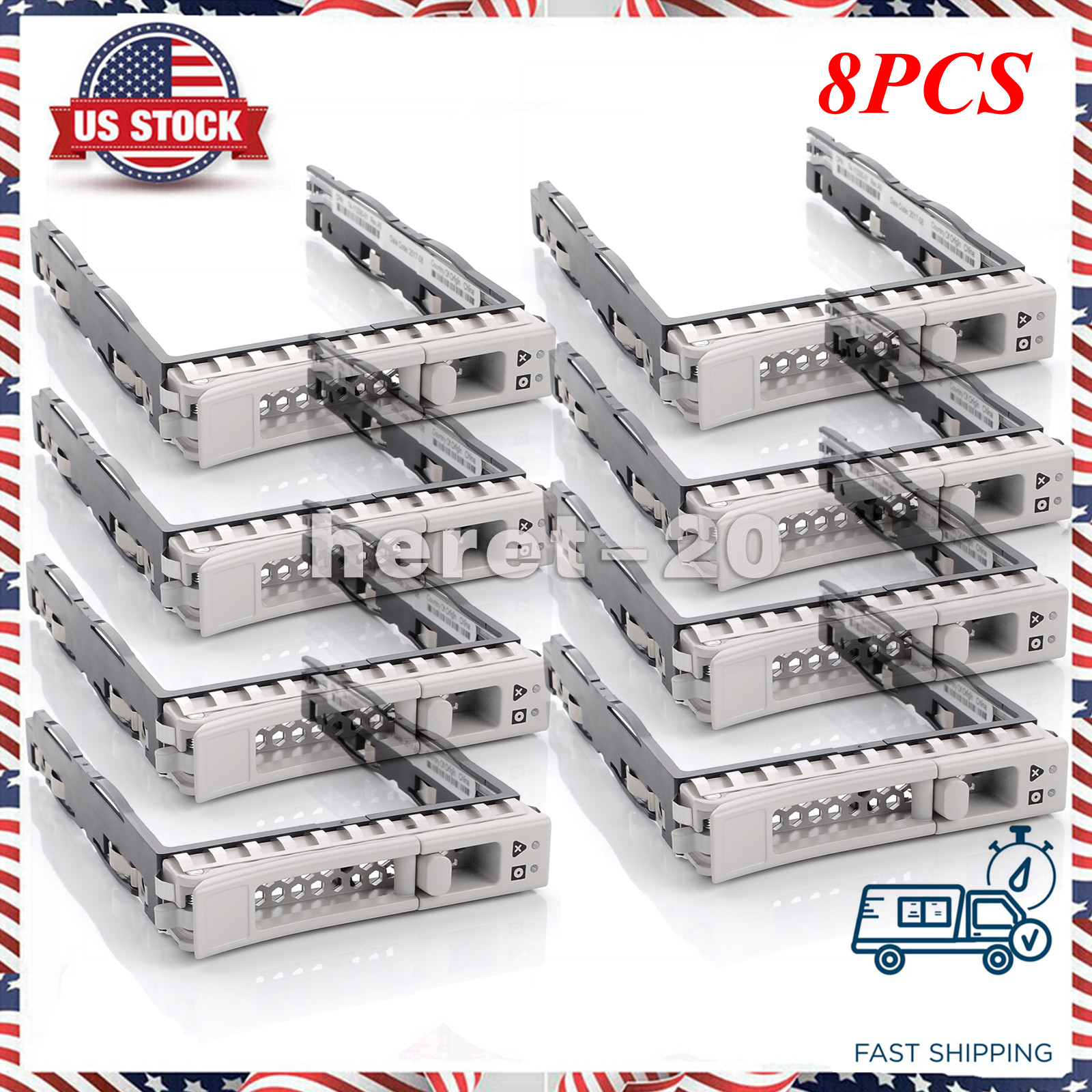8X For Cisco 2.5'' Hard Drive Caddy UCS C220 C240 C480 C4200 ML M5 74-113290-01