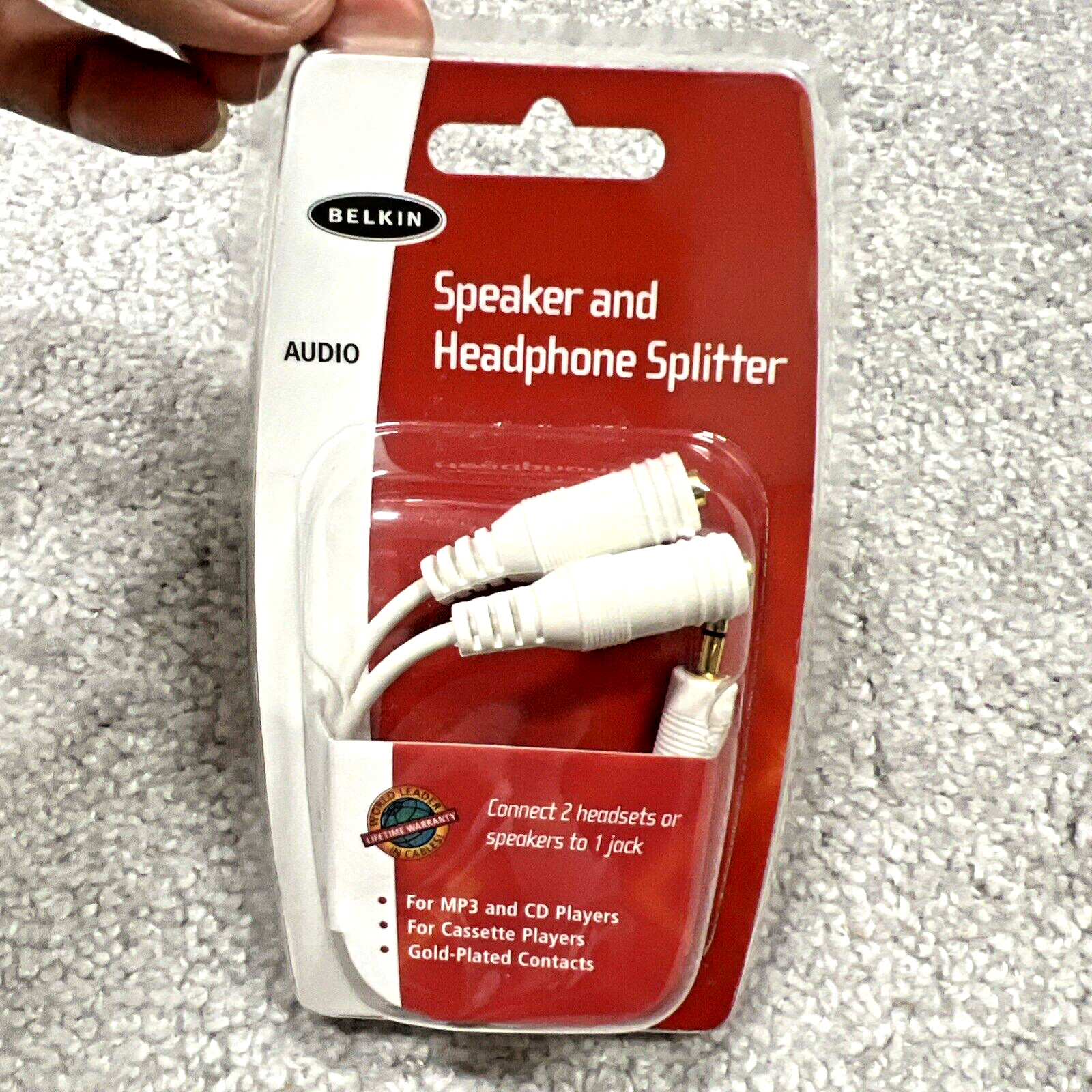 Belkin Speaker & Headphone Splitter F8V234 Adapter White