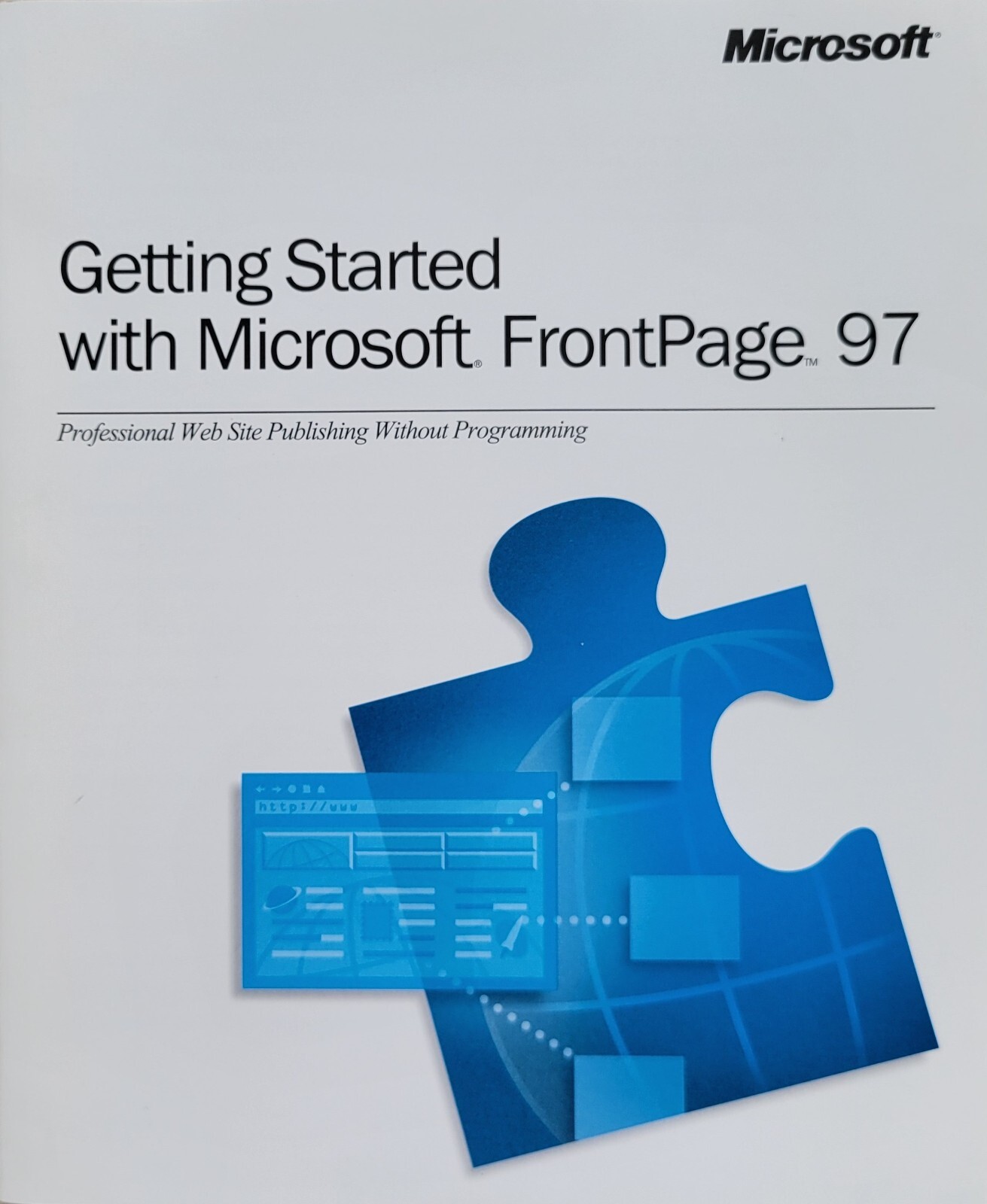 Vintage - Getting Started with Microsoft FrontPage 97