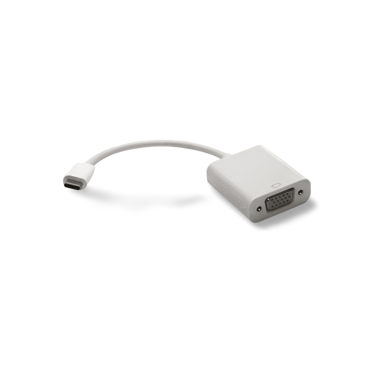 6in USB 3.1 Type C to VGA Port Adapter Cable - White