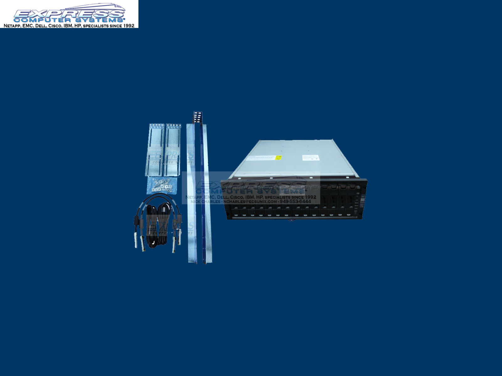 Netapp DS14MK2-AT w/ 14x 750GB SATA X268A-R5 DSX-10.5TB-QS-R5 X268A 10.5TB