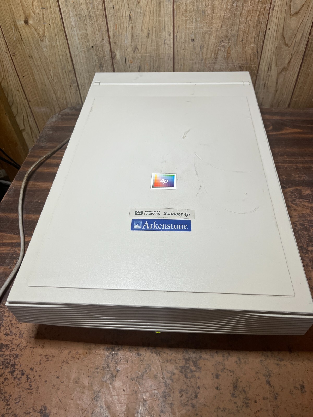 HP ScanJet 4P Flatbed Scanner Vintage HP Scanner