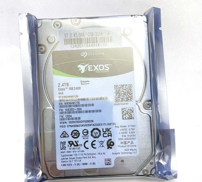 be suitable for SEAGATE ST2400MM0129 2.4TB 12Gb/s 10K 2.5'' SAS Hard Drive