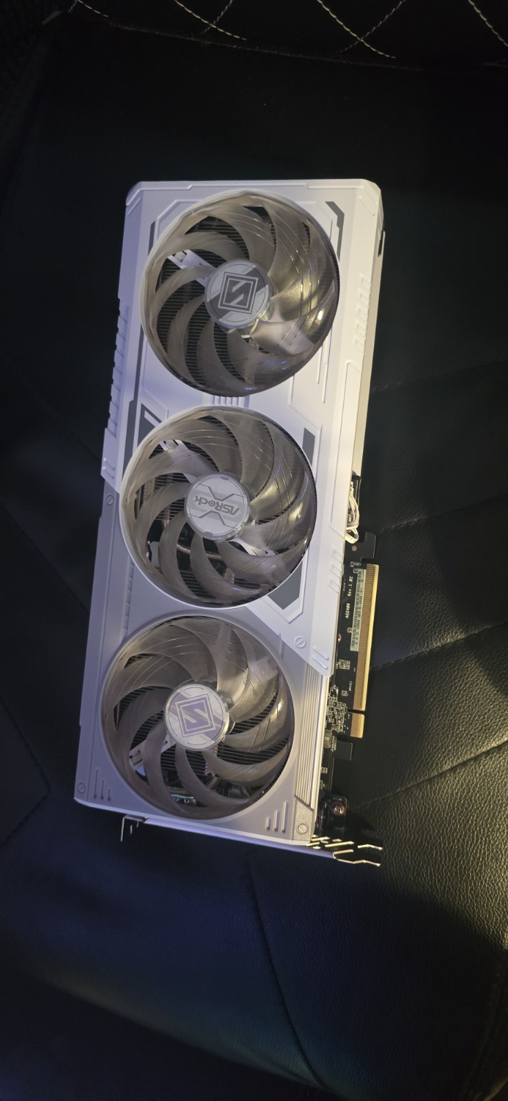 ASRock AMD Radeon RX 9060 XT Steel Legend 16GB OC GDDR6 White Graphics Card GPU