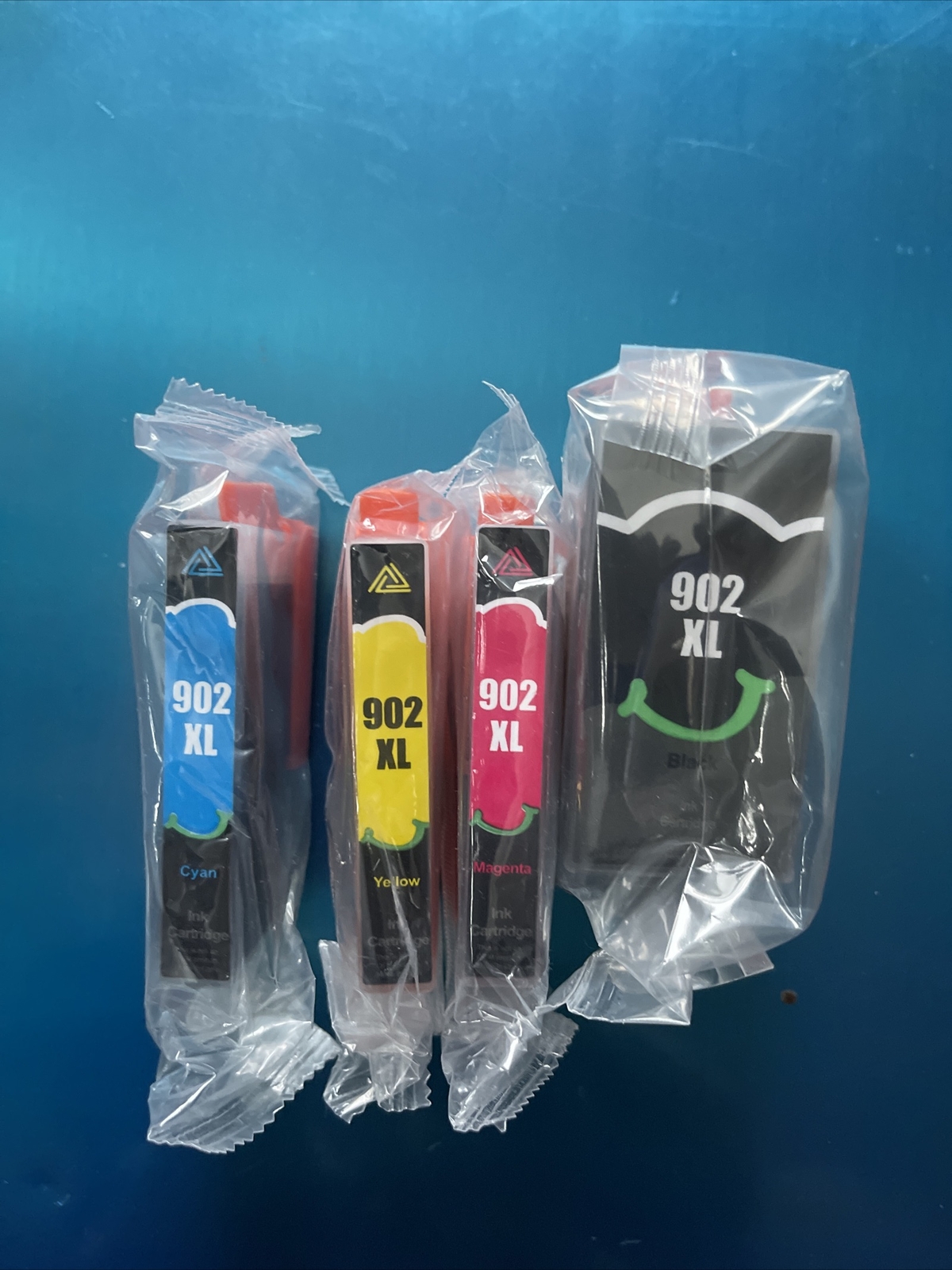 GPC Image HP 902XL Ink Cartridge 4 Pack Black, Yellow, Cyan, Magenta New