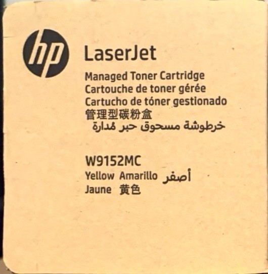 Genuine — HP Managed High Yield Yellow Toner Cartridge W9152MC