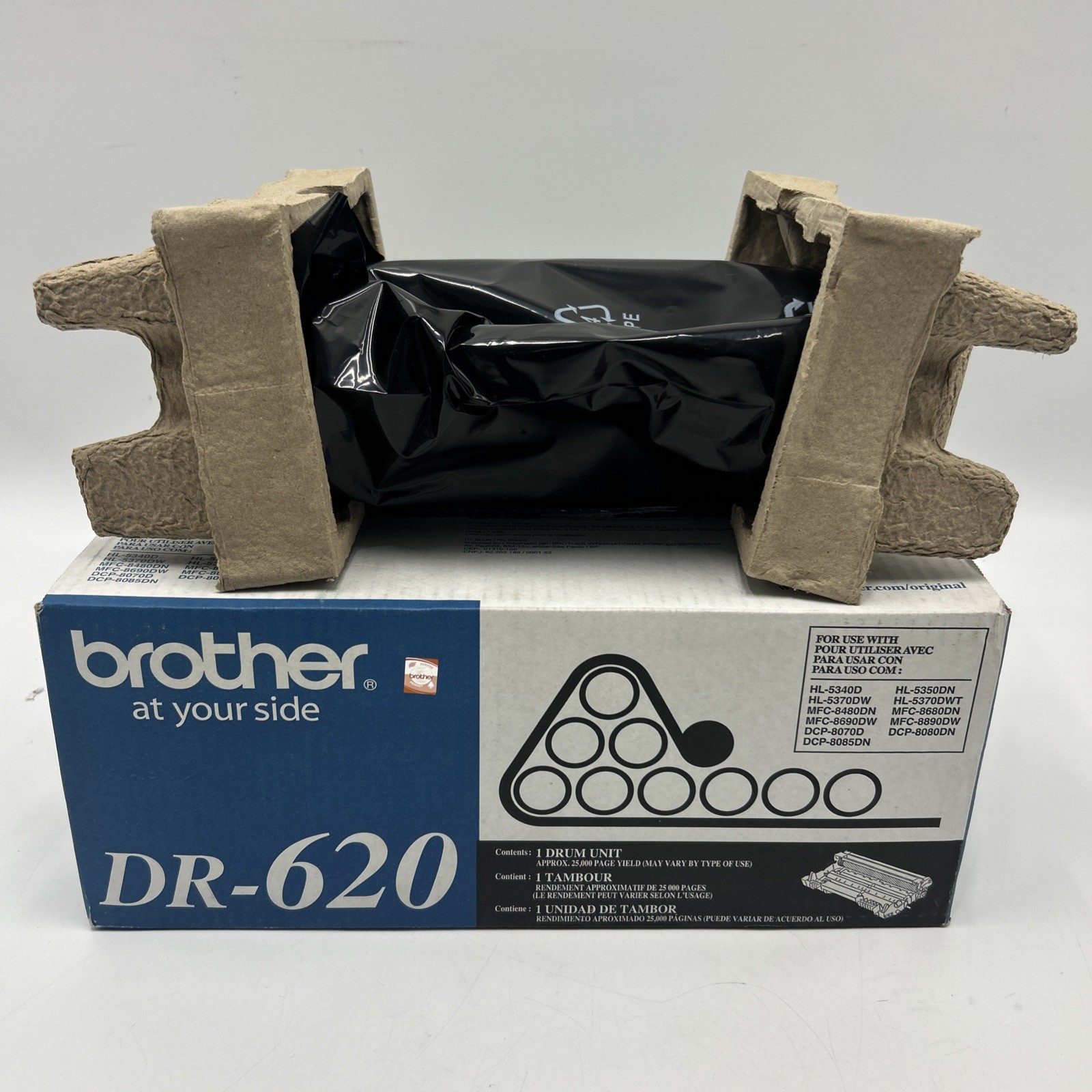 Genuine Brother TN-620 Standard Yield  Laser Toner Cartridge - Black