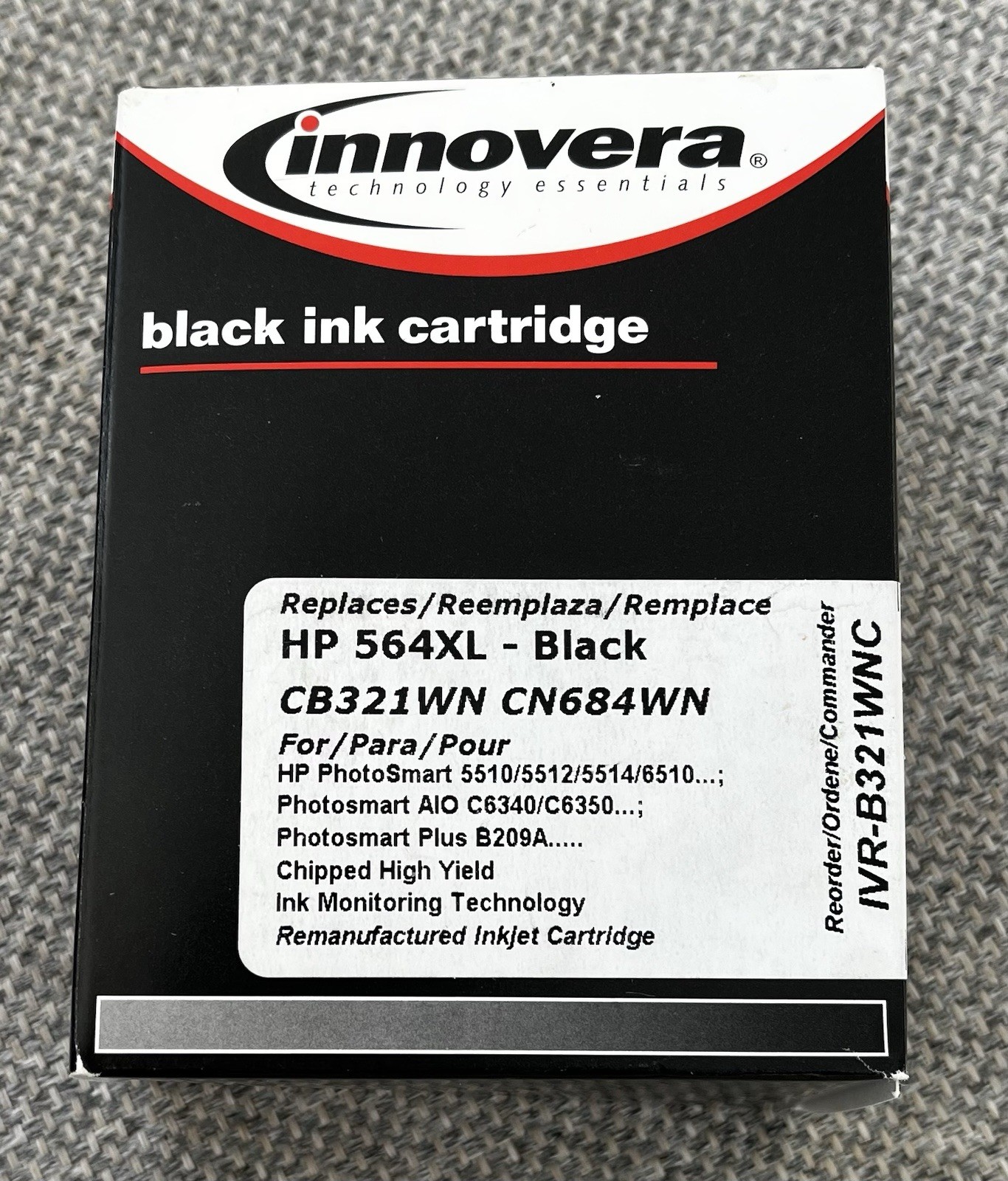 Innovera Compatible Replacement HP 564XL High Yield Office Jet Pro Ink Black