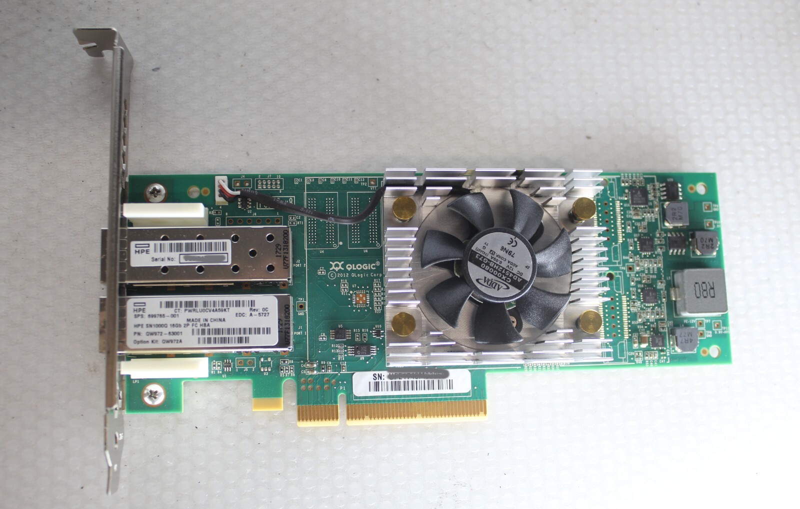HPE 699765-001 SN1000Q Dual Port 16Gb FC HBA QW972-63001 Network adapter