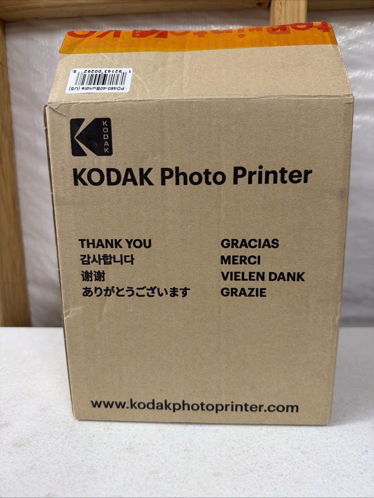 Kodak Instant Dock Plus Instant Photo Printer Bundle with 40 Sheets White PD460