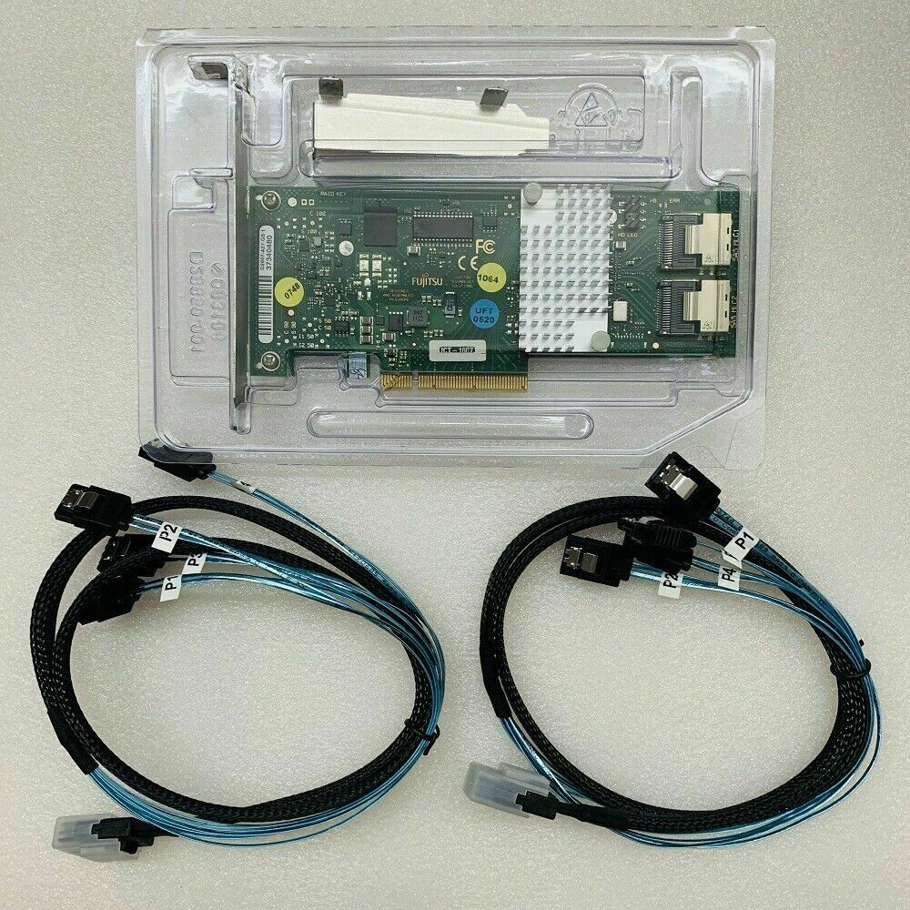 Fujitsu 9211-8i 6G HBA LSI FW:P20 IT Mode ZFS FreeNAS unRAID+2* SFF-8087 SATA 