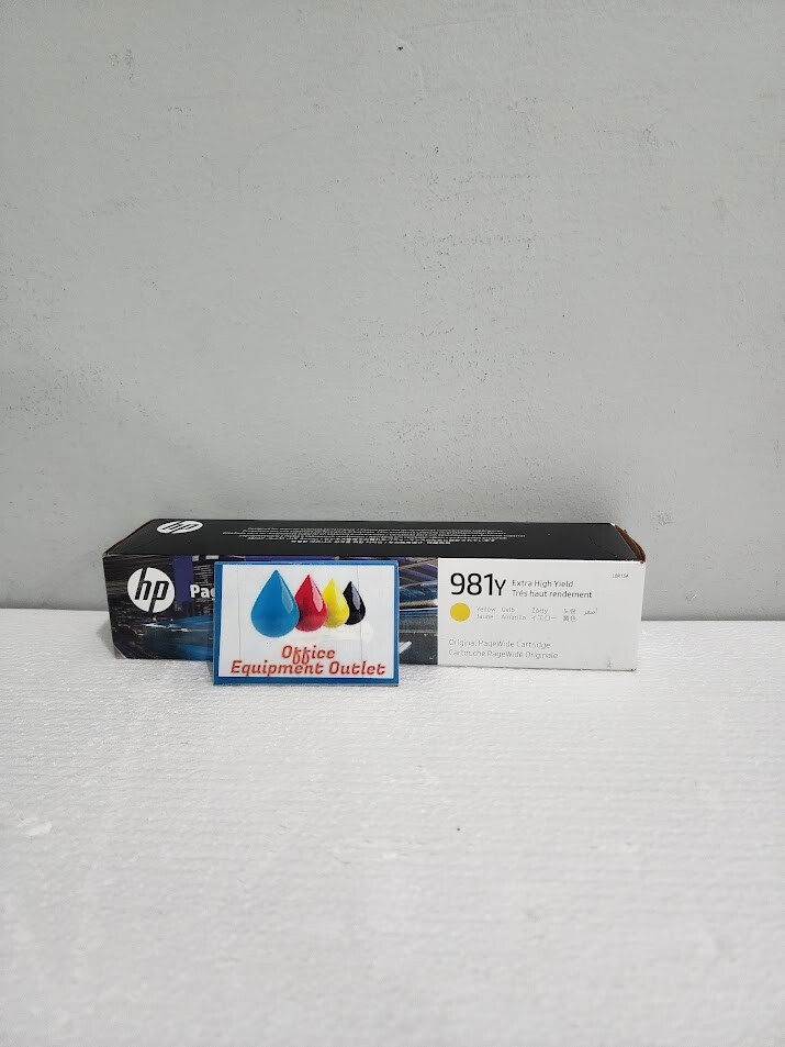 HP L0R15A 981Y Extra High Yield Yellow PageWide Ink Cartridge Exp jan 2015
